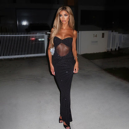 Variant image for Dam Aftonklänning Lång Figursydd Högkvalitativt Tyg-2