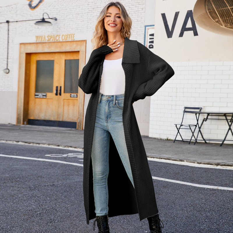 Variant image for Dam Lång Kofta Med Revers Minimalistisk Akryl-7