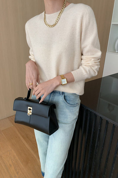 Elegant Vinterblus för Dam i Högkvalitativ Polyester – Normal Passform, Perfekt för Vardag och Fest 5