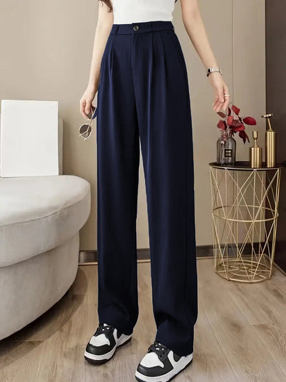 Variant image for Snygga Byxor Dam Långa Casual Polyester Medelmidja-16