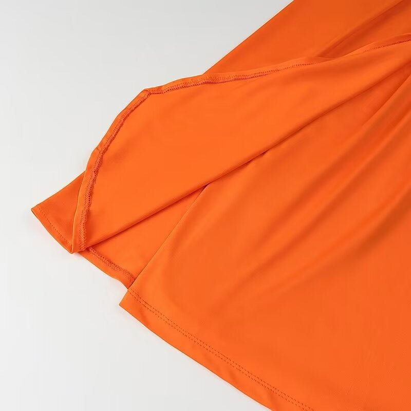 Maxi Klänning Dam Asymmetrisk Snitt Ljus Material 4