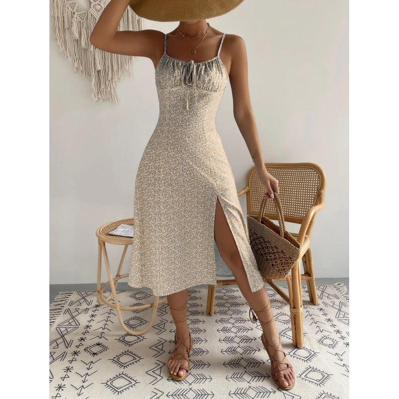 Variant image for Dam Midi Klänning Blommig Elegant Polyester Långärmad-6