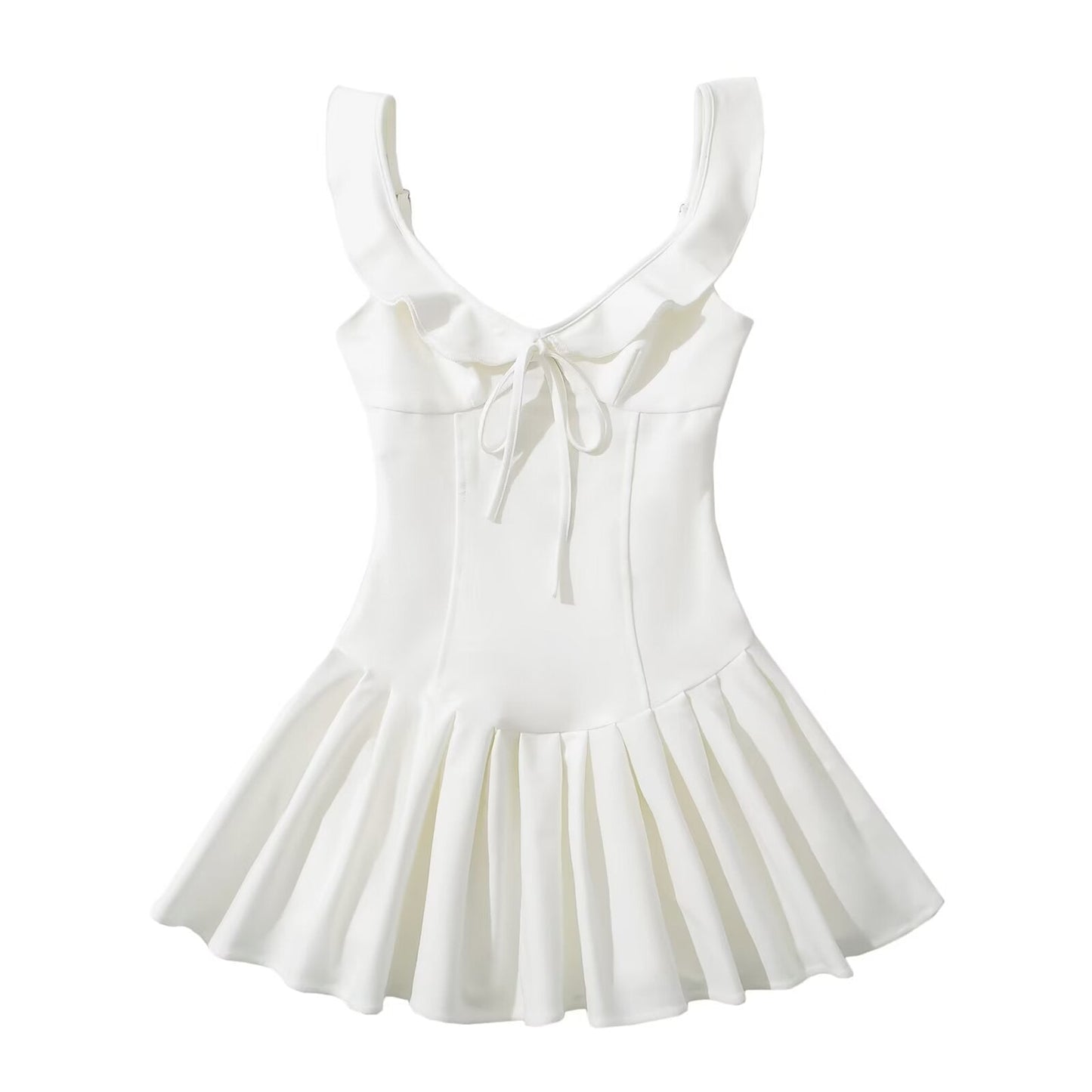 Variant image for Fina Dam Klänningar Spaghetti Band Enfärgad Högkvalitativt Tyg-1