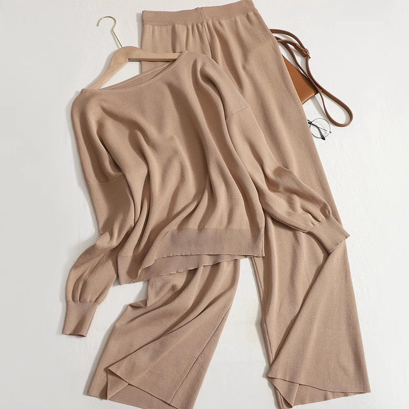 Variant image for Dam Byxset Slim Fit Akryl Koreansk Stil-4