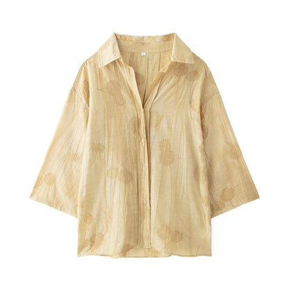 Variant image for Dam Topp och Byxor Jacquard Avslappnad Stil-9