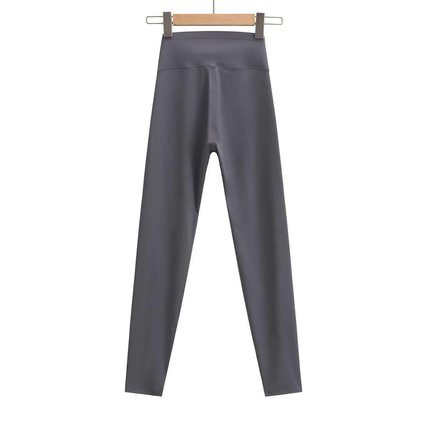 Kvinnors Sport Leggings Högt Midjeband Sömlös Elastisk Tyg 4