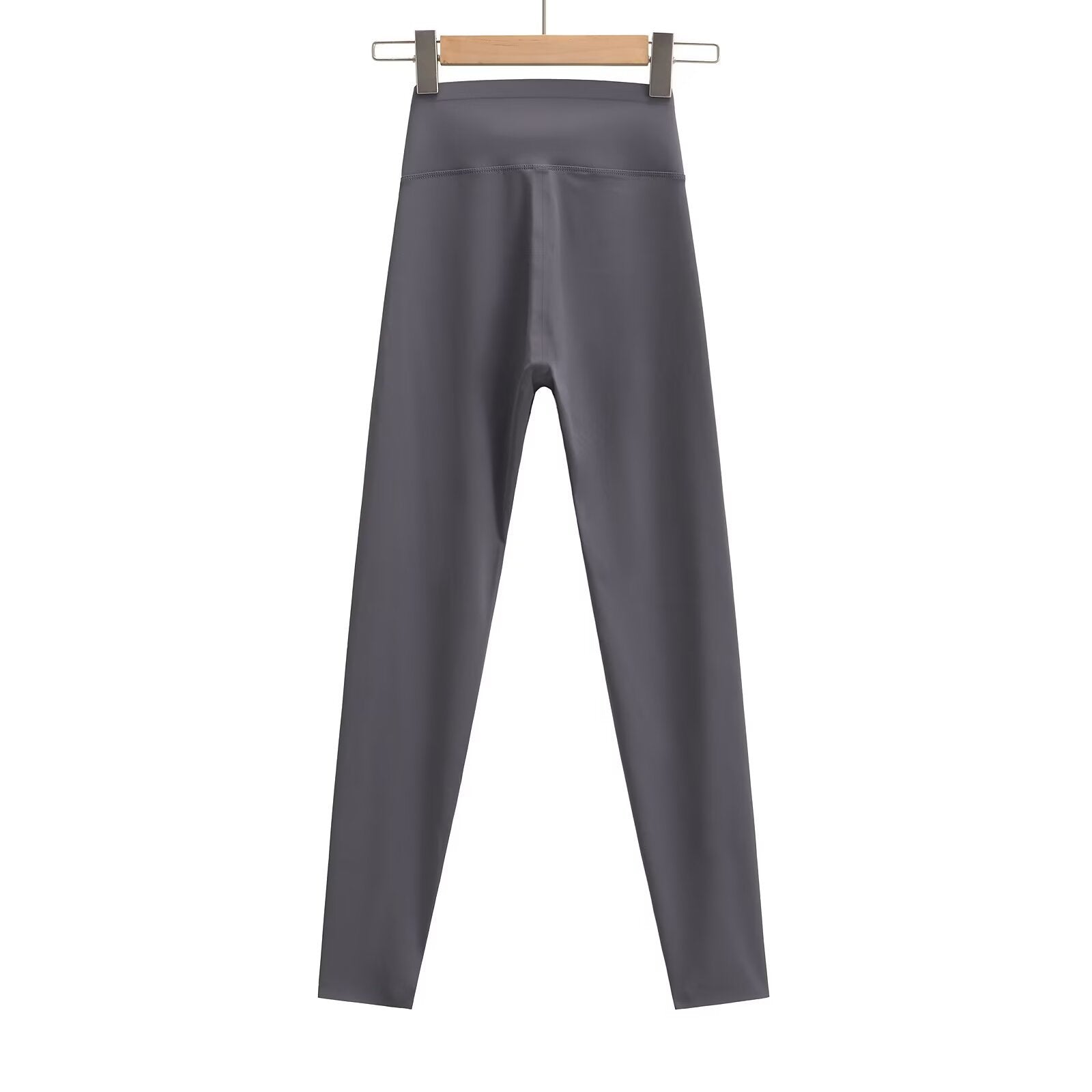 Kvinnors Sport Leggings Högt Midjeband Sömlös Elastisk Tyg 4