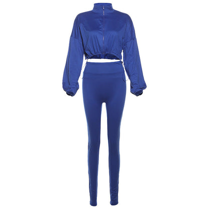 Variant image for Kvinna Byxdräkt Långärmad Polyester Spandex-10