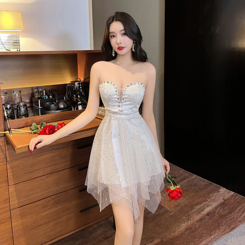 Variant image for Kvinnor Långärmad Klänning Blommig Chiffong-1