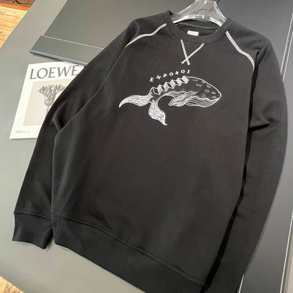 Herr T-shirt Rundhals Casual 100% Bomull Kvalitet-3