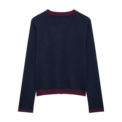 Dam Långärmad Set Färgblock Polyester-3