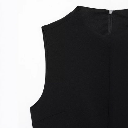 Dam Klänning A-Linjeformad Patchwork Polyester-3