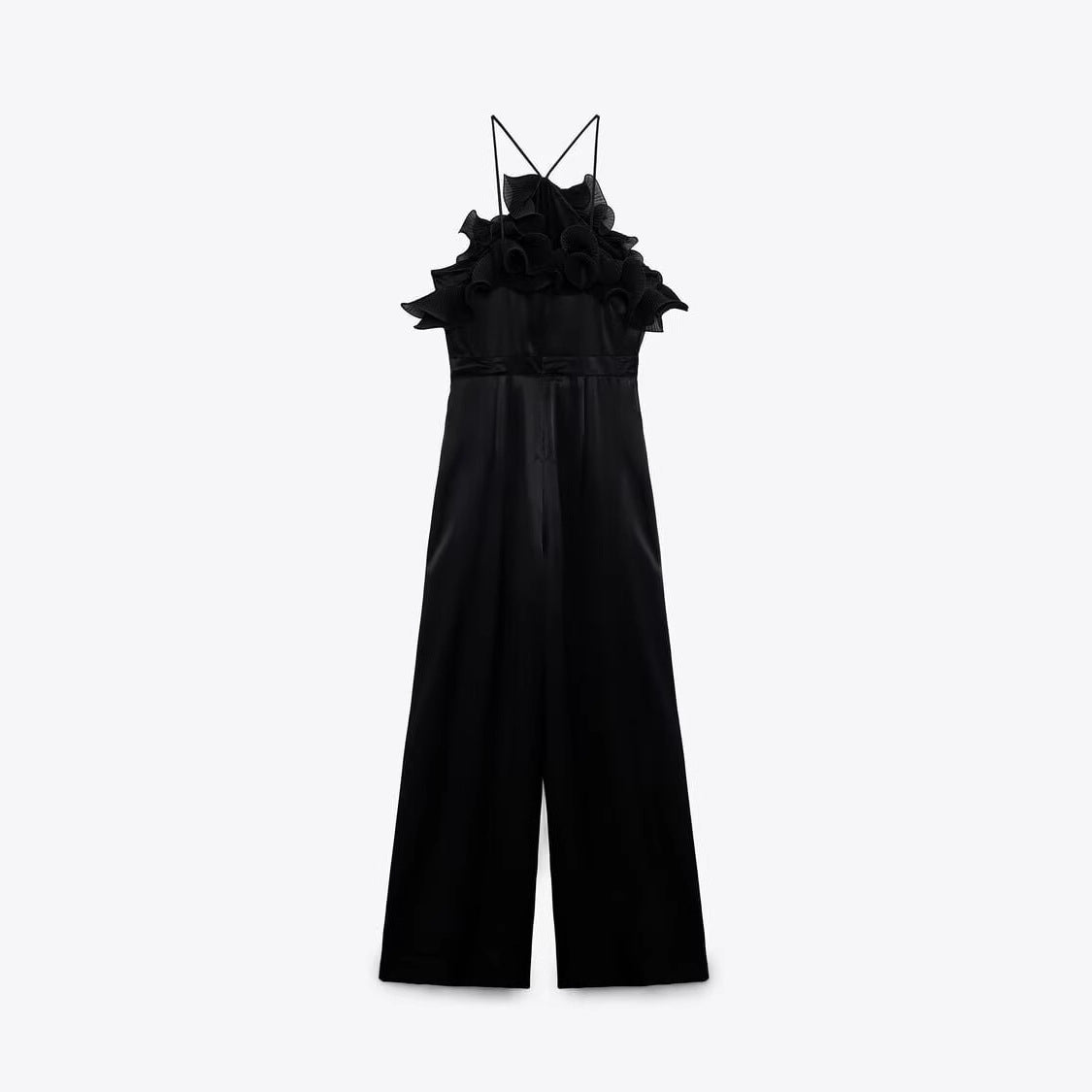 Dam Jumpsuit Skiktad Lätt Polyester-4
