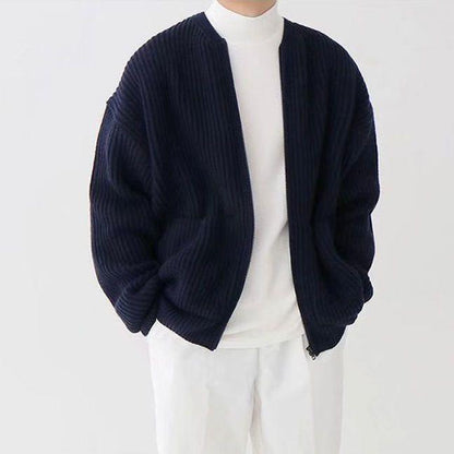 Variant image for Stickad Cardigan Herr Modern Akryl Väst-8