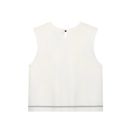 Kvinnors Topp Elegant Andningsbart Tyg 2