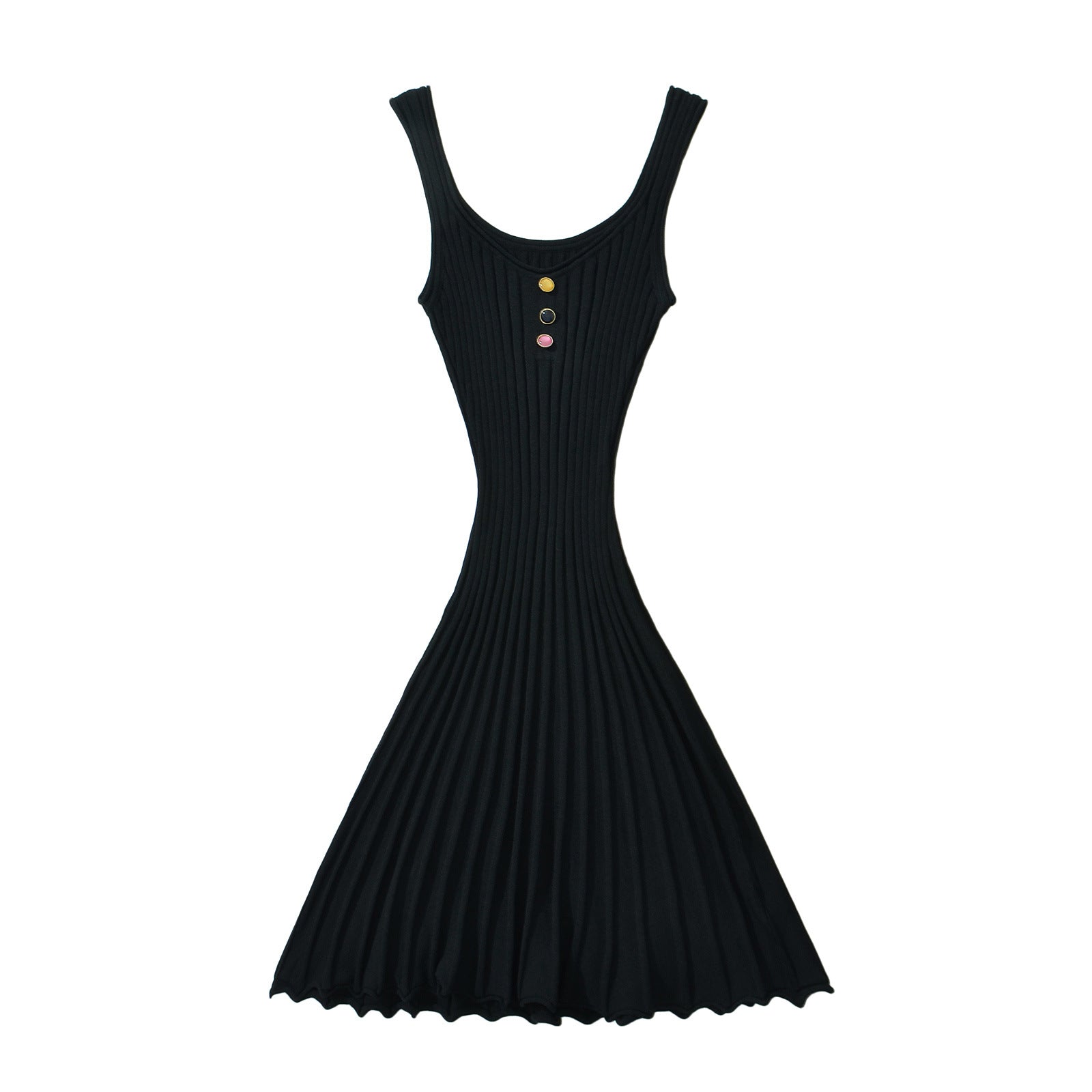 Fina Dam Klänningar Veckad V-hals Jersey 4