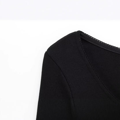 Maxiklänning Dam Monokrom Design Lång Klänning Polyester-4