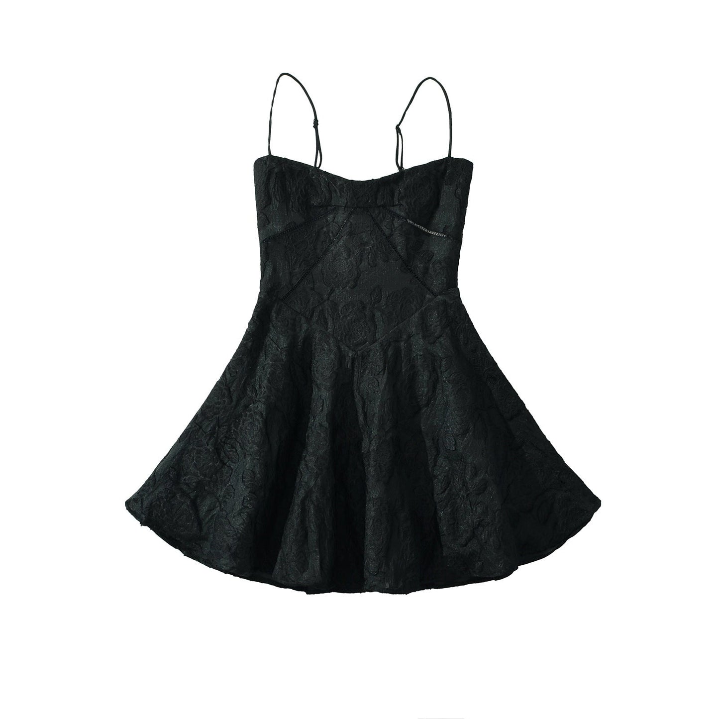 Kvinnors Klänning Spaghetti Band Blommig Andningsbart Tyg 4