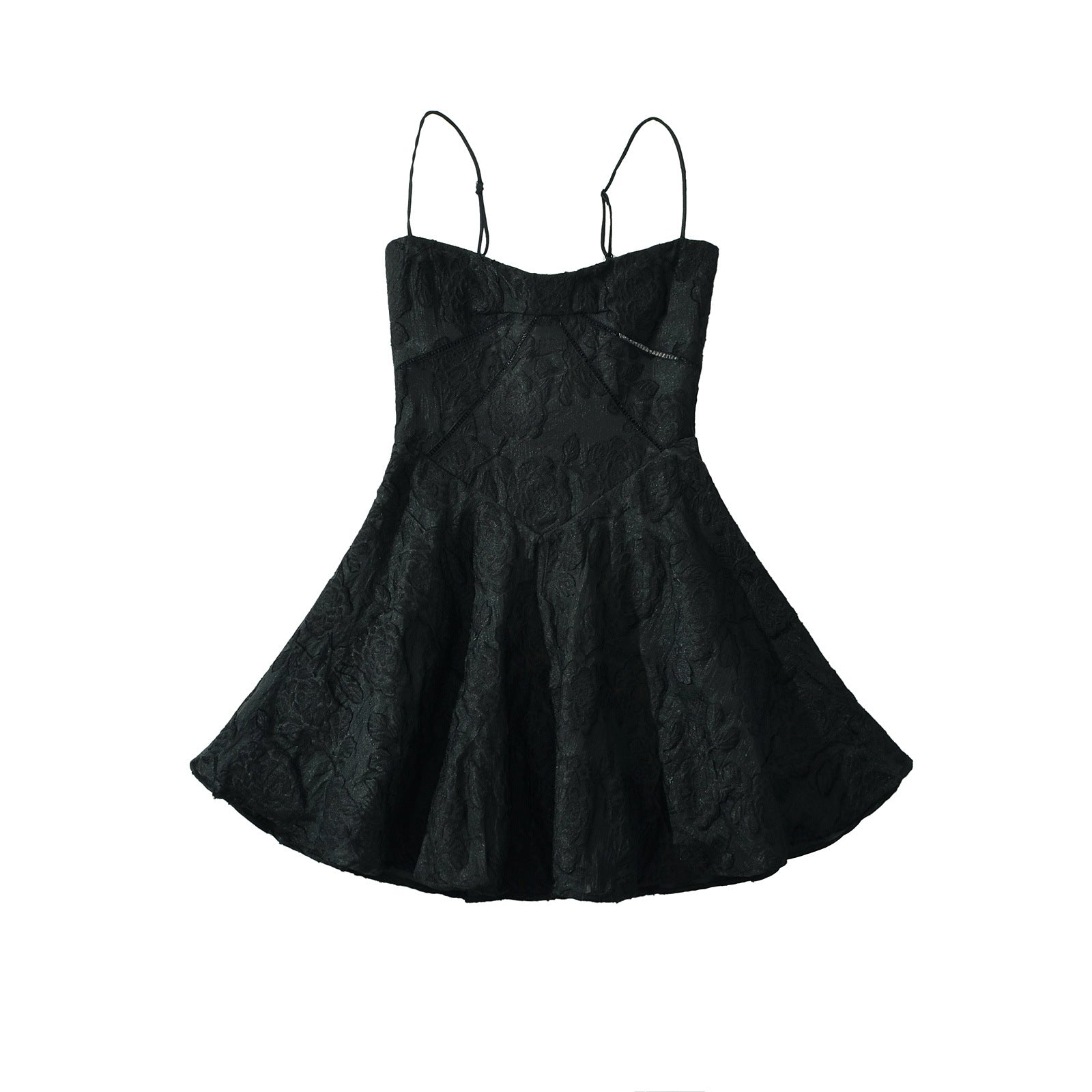 Kvinnors Klänning Spaghetti Band Blommig Andningsbart Tyg 6