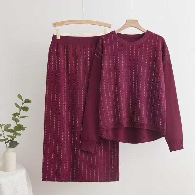 Kvinnors Midi Rockset Hög Midja Spandex-3