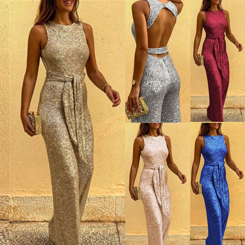 Snygga Byxor Dam Slim Fit Elegant Polyester-2