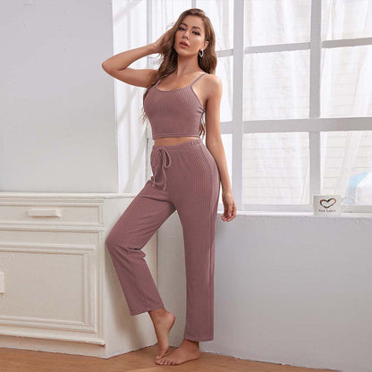 Dam Tredelad Uppsättning Enfärgad Polyester Fritid-4