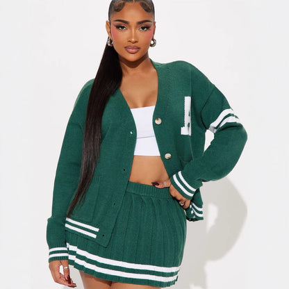 Dam Lång Kofta Veckad Polyester Långärmad-2