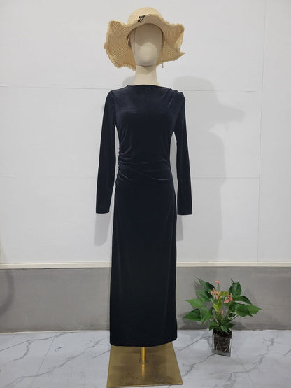 Variant image for Kvinnors Klänning Långa Ärmar Polyester Medium Midja-1