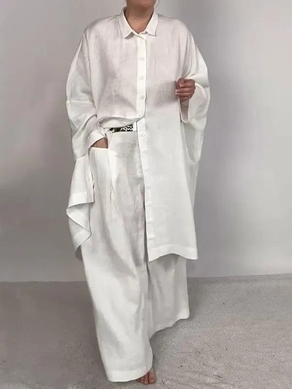 Variant image for Herrbyxor Linnebyxa Casual Set Polyester Spandex-1