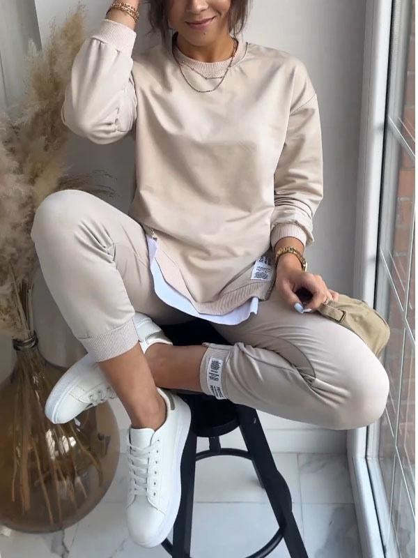 Variant image for Unisex Fritidsset Split Tröja 3/4 Byxor Polyester-25