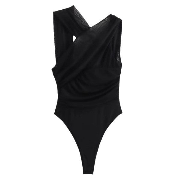 Kvinnors Badbärare Wrap-Design Mjuk Stretch 6