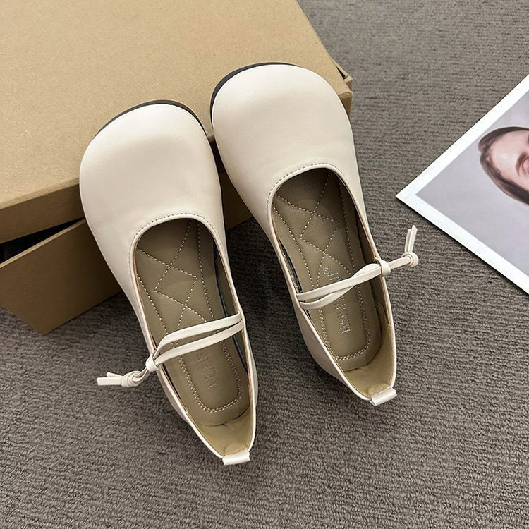 Svarta Ballerina Skor Dam med Elegant Design och Remmar – Komfortabelt Syntetmaterial för Vardags och Fest 2