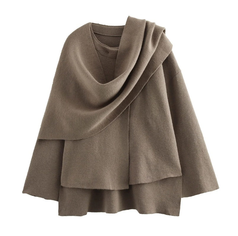Damjacka Wrap Modern Design Mjuk Material för Dam 3