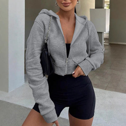 Dam Kortärmad Tröja Y2K Polyester Medeltjock-1