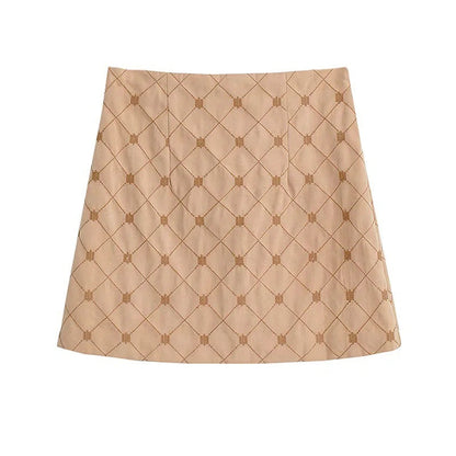 Variant image for Dam Kjol Strukturerat Mönster Högkvalitativt Tyg-1