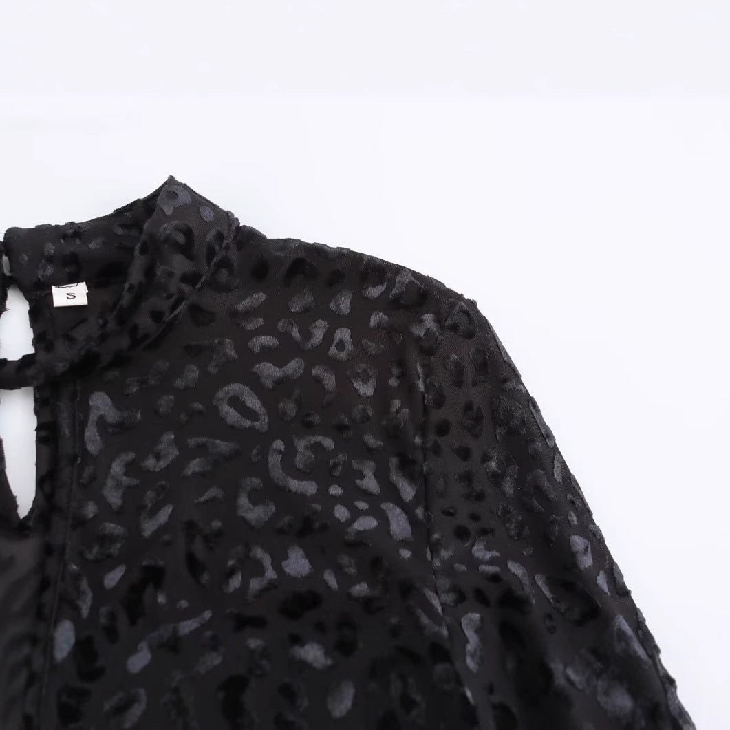 Dam Jumpsuit Blommig Långärmad Polyester-4