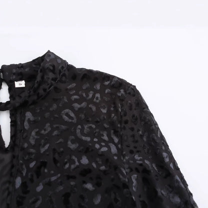 Dam Jumpsuit Blommig Långärmad Polyester-4