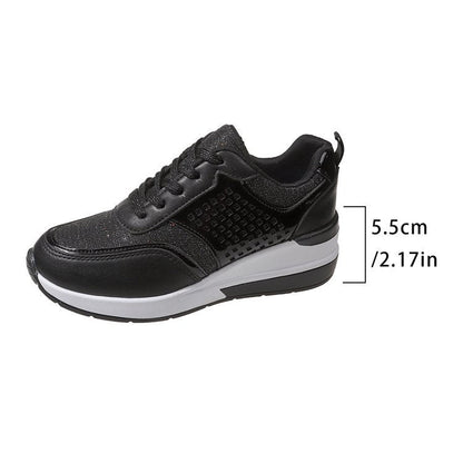 Kvinnors Sneakers Andningsbara Dämpning Metalliska Accenter 10