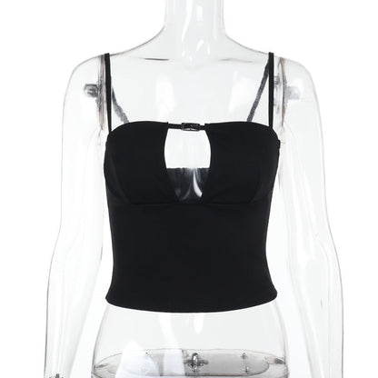 Kvinnors Bustier Topp Utskuren Justerbara Bärare Högkvalitativt Material 7
