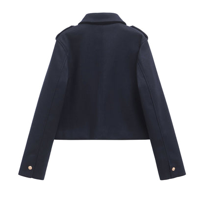 Damjacka Långärmad i Mjuk Polyester för Elegant Stil-2