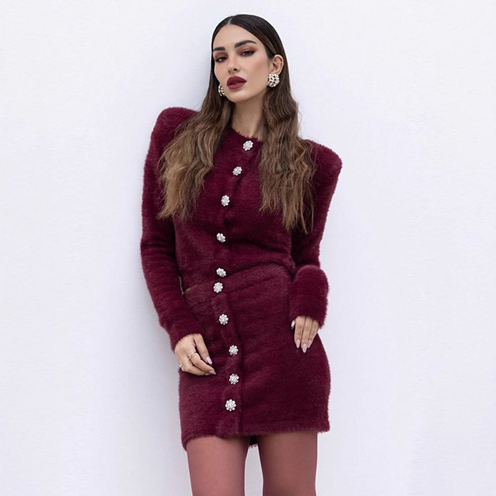 Svart Kofta för Kvinnor – Modern Design i Mjuk Material, Kort Modell med Eleganta Knappar, Perfekt för Vardag och Fest 2