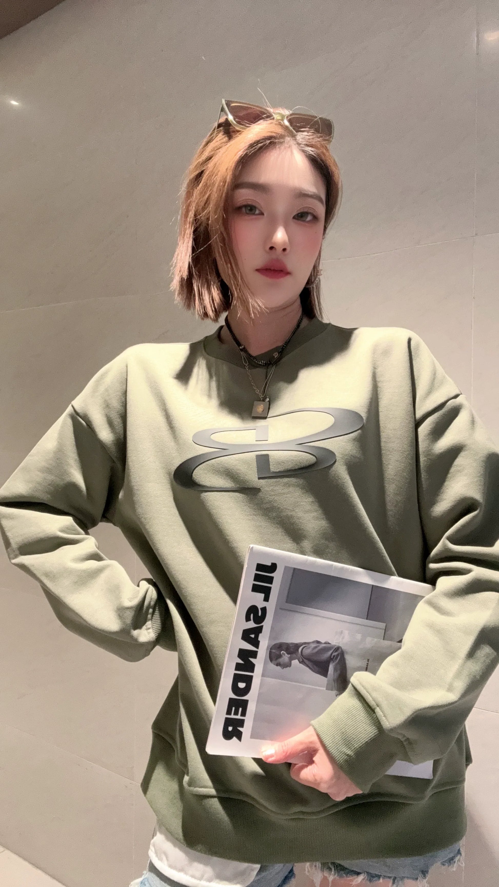 Variant image for Dam Tröja Cirkulär Geometriska Mönster Bomull och Polyester-13