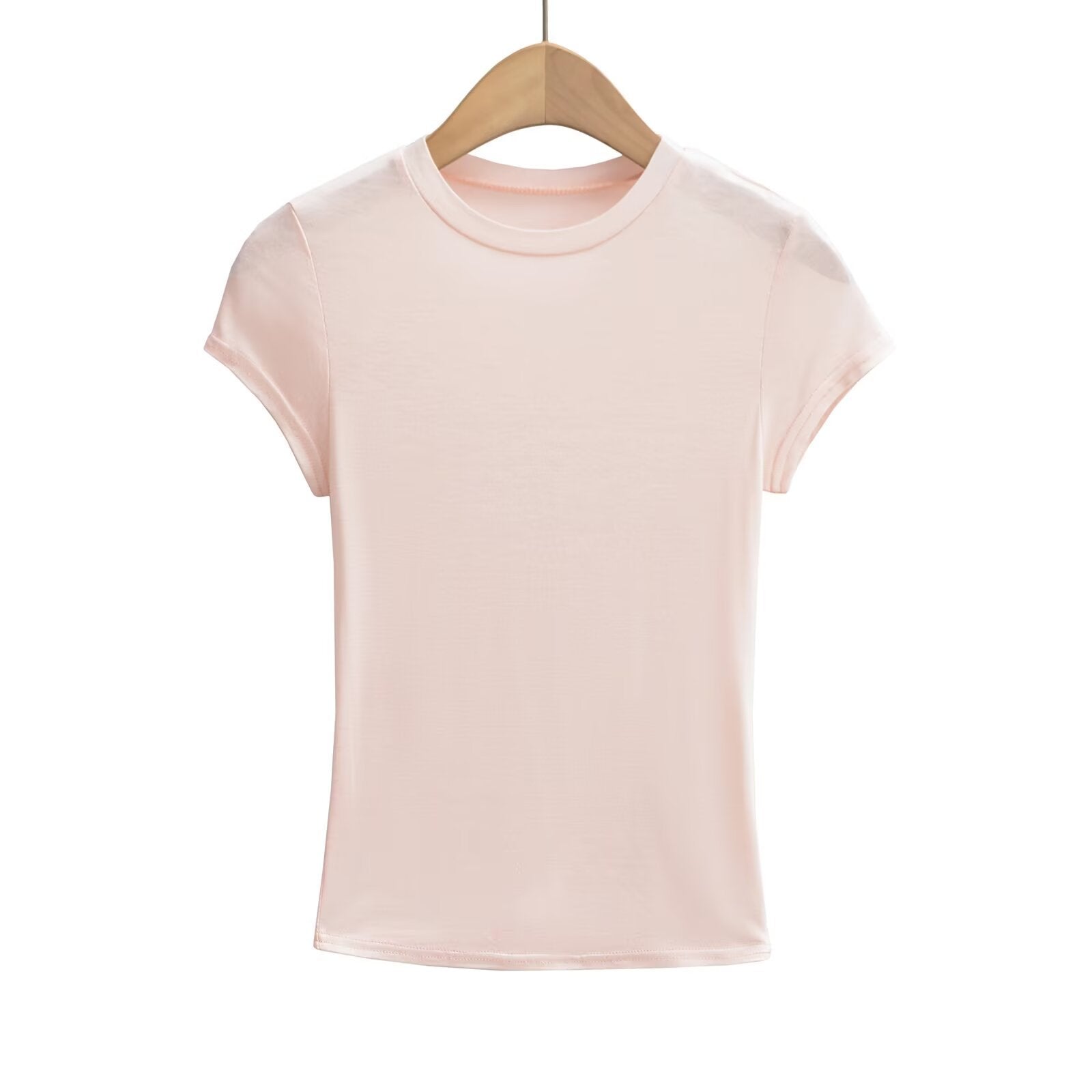 Kvinnors T-shirt Bekväm Passform Andningsbart Material-5