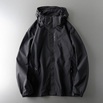 Vattentät Jacka Unisex med Justerbar Huva – Robust Polyester för Utomhusaktiviteter 10