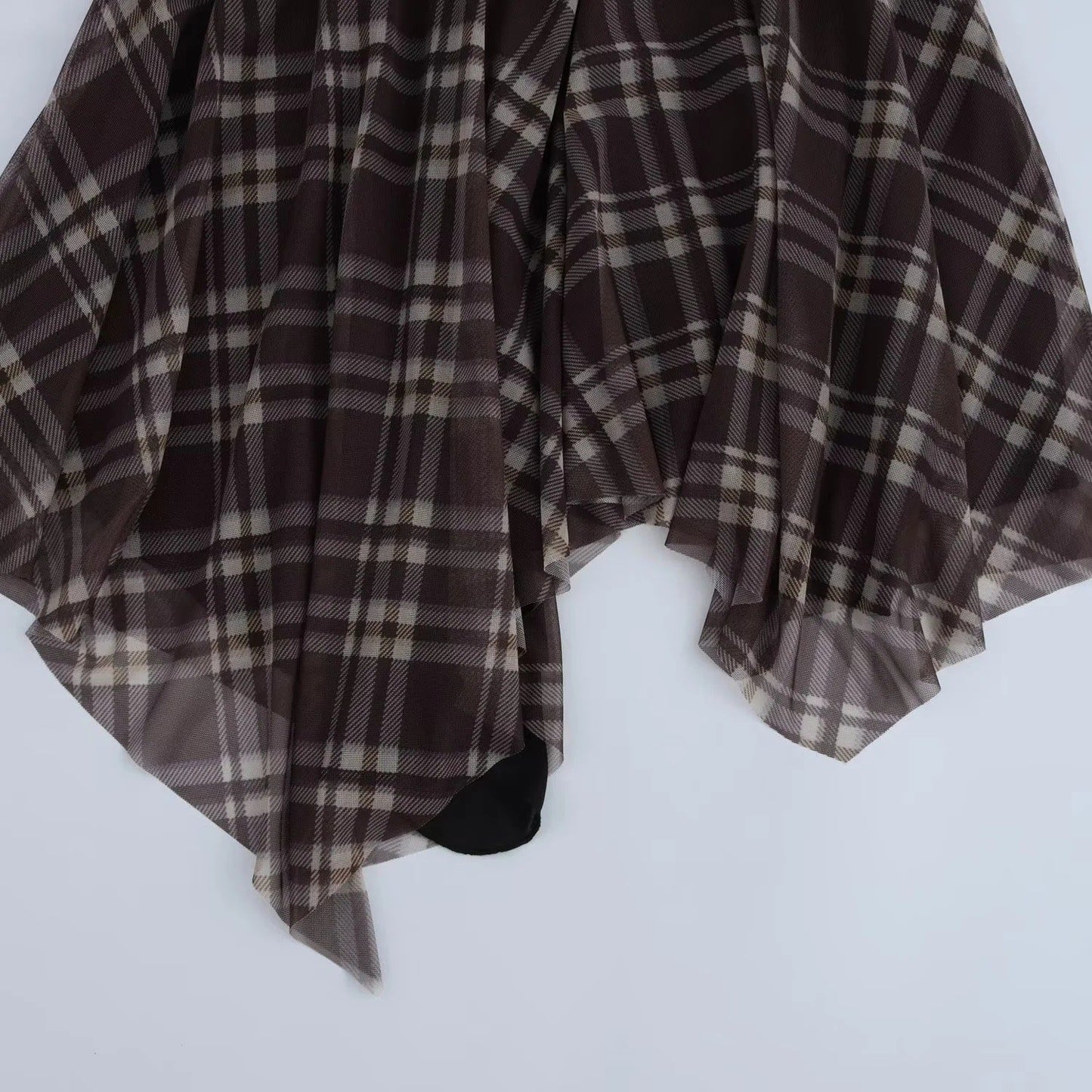 Dam Midiklänning Asymmetrisk Design Lätt Tyg 4