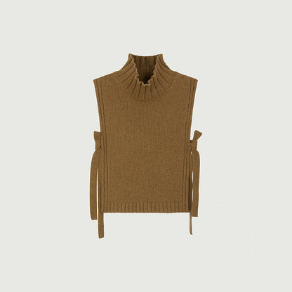 Dam Ärmellös Tröja Modern Ull 6