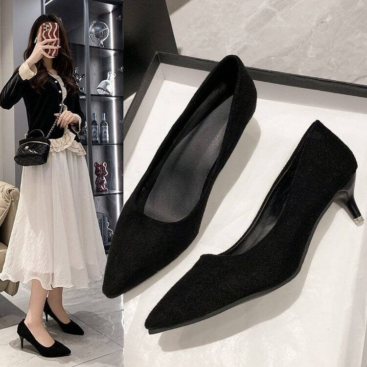 Elegante Damen Pumps mit Spitzer Zehenform und Blockabsatz – Komfortable, zeitlose Schuhe aus nachhaltigem Material, Größe 36-41 5
