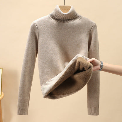 Stickad Dam Tröja Avslappnad Stil 100% Akryl-3