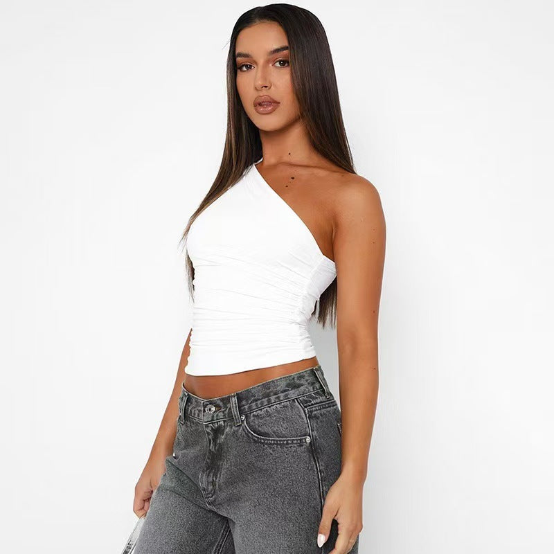 Dam Festtoppar Tätt Passande Mjölk Silke-6