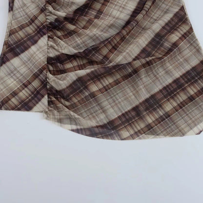 Kvinnors Lång Blus Rufsad Design Lätt Tyg 4